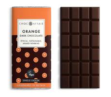 Orange dark chocolate